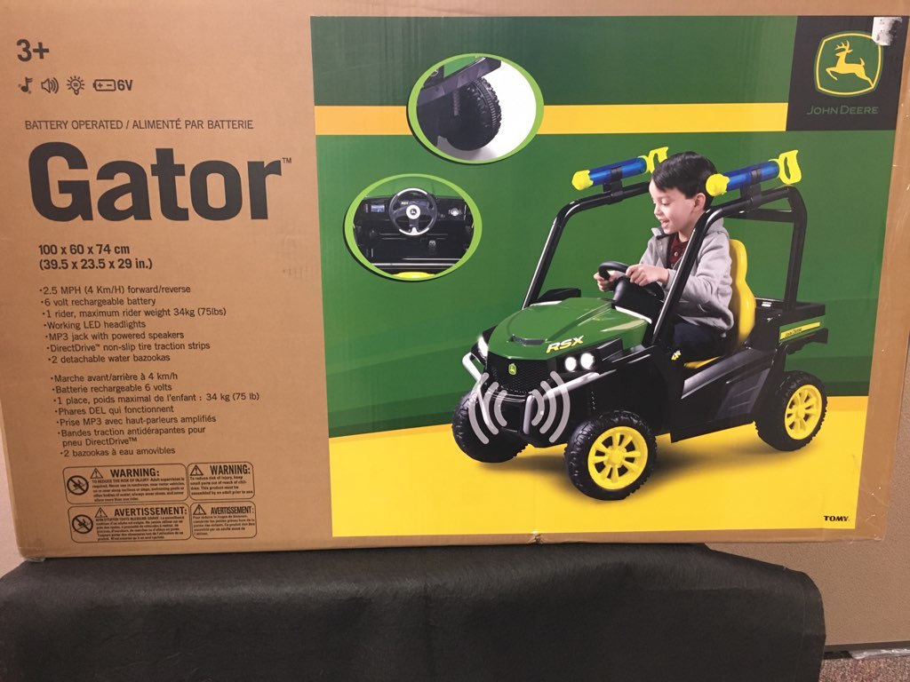 john deere 6 volt gator